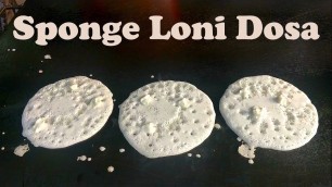 'दावणगिरी लोणी डोसा |Loni Sponge Dosa | Rarely available in Mumbai | Indian Street Food'