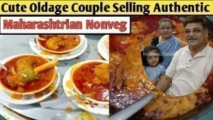 'Marathi Couple Selling Traditional Maharashtrian Nonveg In Thane | Mumbai Street Food'