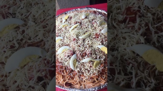 'Palabok and spagetti bilao'