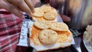 'Mumbai Special Sev Puri Toast Sandwich | Indian Street Food'