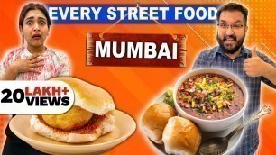 'We Tried EVERY STREET FOOD Of MUMBAI 