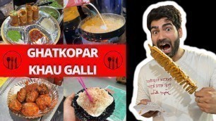 'Ghatkopar Khau Gali | Ghatkopar Street Food| Mumbai Street Food | Indian Street Food'