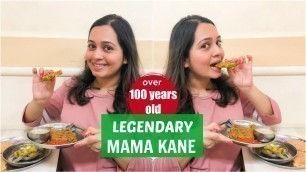 'Mama Kane | Century old Maharashtrian restaurant in Mumbai | Indian Street Food'