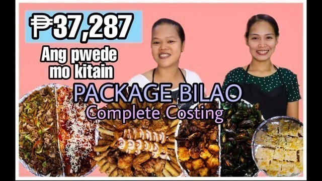 'NEGOSYO RECIPE - BILAO PACKAGE (37,287 ang Tubo) + complete costing sobrang trending!!!'