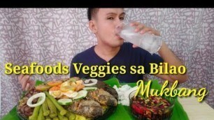 'SEAFOODS VEGGIES MIX sa BILAO MUKBANG | PINOY MUKBANG | FILIPINO FOOD'