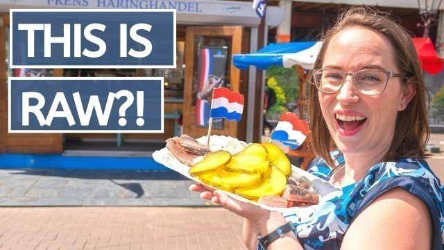 'THE TASTIEST AMSTERDAM DUTCH STREET FOOD GUIDE // Grab and go snacks to eat in Amsterdam'