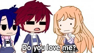 'Food Wars Gacha Club Do you love me? Meme Erina and Souma'