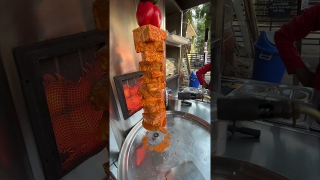 'Veg Paneer Shawarma Making #streetfood #shorts'