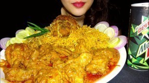 'ASMR EATING:VEG BIRYANI, CHICKEN CHAAP*Homemade Food*Gobi Biryani*Mukbang Show*HAPPY FOOD WITH TINA*'