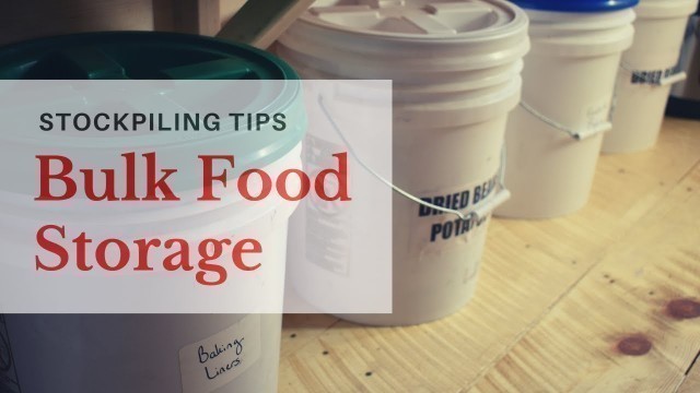 'The BEST Way to Store Bulk Food - Bulk Food Storage Bins'