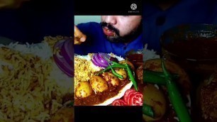 'hungry piren vs Happy Food with Tina | Chicken curry with Rice | #shorts'