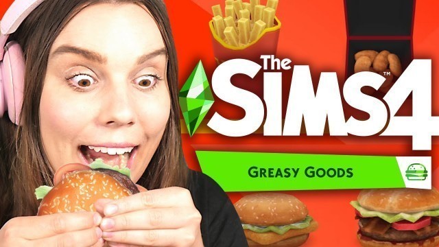 'Buy your sims FAST FOOD in The Sims 4 - Greasy Goods CC!'