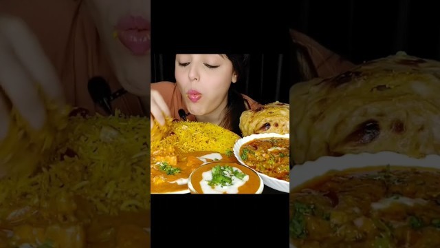 'food eating vide #shorts #happyfoodwithtina #bigbites #eating #chicken #paneer#kulcha'