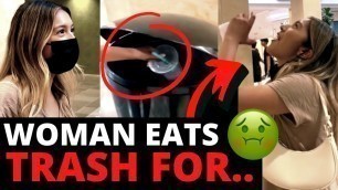 'Woman Goes VIRAL For Being DESPERATE & Eating Food Out Of TRASH |'