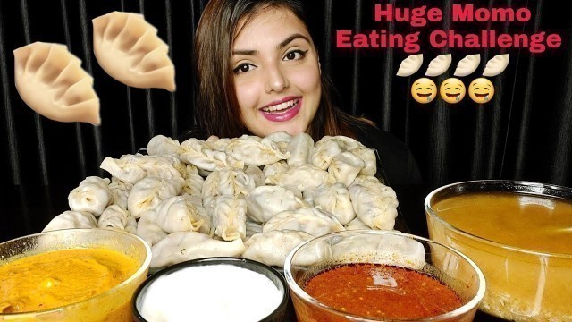 'Huge Momo Eating Challenge