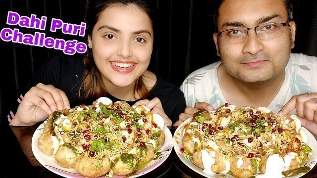 'Dahi puri eating challenge 