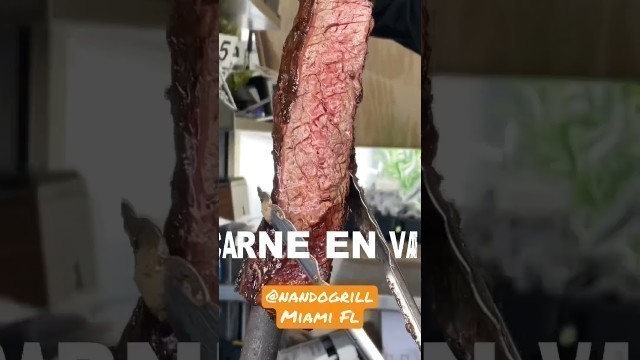 'Carne a la llanera, carne en vara, Miami, Florida, llaneros,Colombia, Cachapa, @nandogrill'