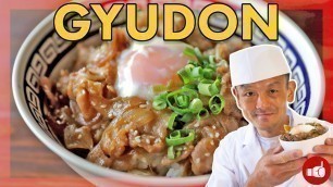 'The Perfect Japanese Fast Food, GYUDON | Beef Bowl'