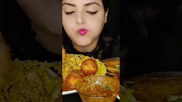 'happy food with Tina, huge Indian food, Eating Show, big Bites, big Bitesasmr, asmr eating, #130'