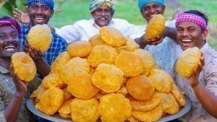 'POORI | King Of Poori Recipe | Wheat Poori Recipe Cooking in Village | Crispy Fluffy Puri Recipe'