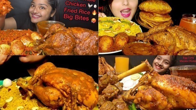 'MUKBANG INDIA SPICY WHOLE CHICKEN CURRY MEDDY EAT, HAPPY FOOD WHIT TINA PSK ASMR EATING RITU ASMR'