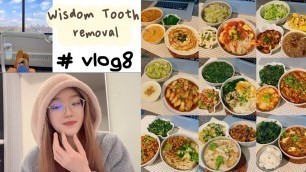 'TINA\'S TORONTO VLOG#8 | Wisdom Tooth Removal Recovery Food Diaries | My cooking routine'