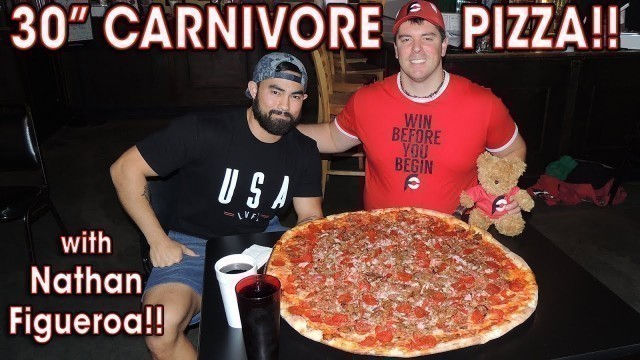 '30\" Carnivore Pizza Challenge w/ Nathan Figueroa!!'