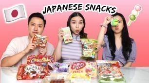 'Trying Japanese Snacks 