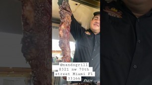 'Carne en vara, música llanera, food truck Miami Florida en doral. @nandogrill'