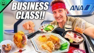 'Eating Japanese Food at 30,000 Feet!! LA to Tokyo!!'