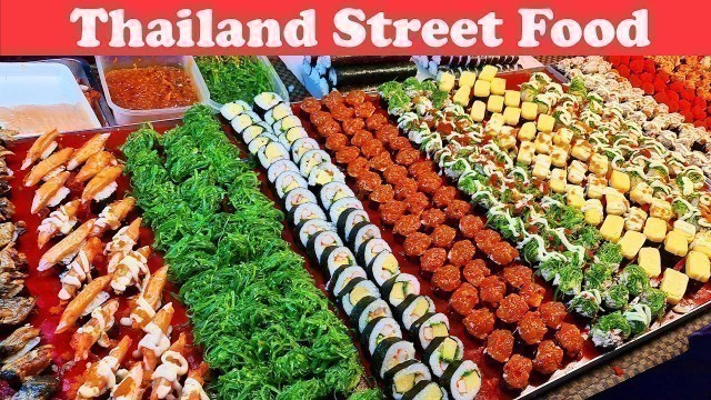 '$0 33 low priced sushi   Thai Sushi japanese food | Thai Street Food in Nakhon Pathom #Shorts'