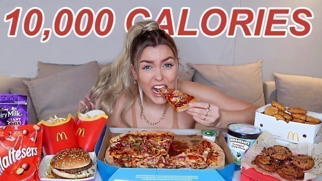 '10,000 CALORIE CHALLENGE | GIRL VS: FOOD: EPIC CHEAT DAY'