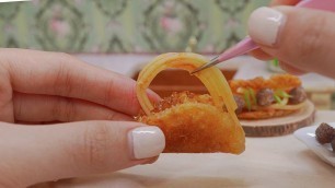 'Spaghetti Tacos Recipe | ASMR Miniature Cooking Mini Food'