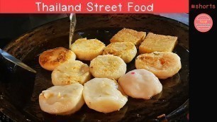 'Crispy Garlic Chive Dumplings | Fried Pancake | thailand street food | food around me #shorts'