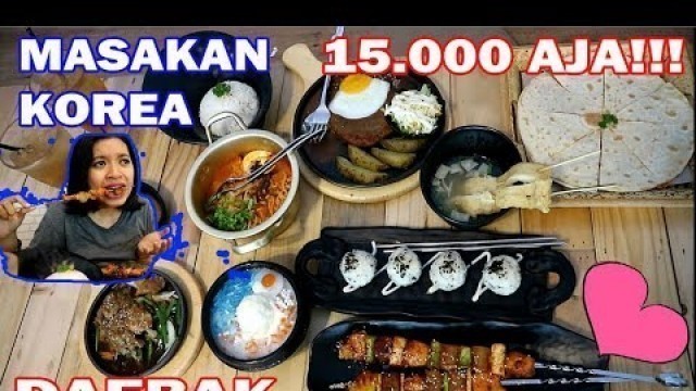 'MASAKAN KOREA TERMURAH DAN ENAK!! MUKBANG KOREAN FOOD'