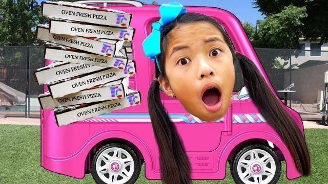 'Wendy Pretend Play Pizza Delivery Toy Restaurant | Funny Cooking Kitchen Food Toys Story'