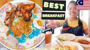 'ICONIC MALAYSIAN Food in TERENGGANU for BREAKFAST | MALAYSIAN Street Food in Kuala Terengganu'