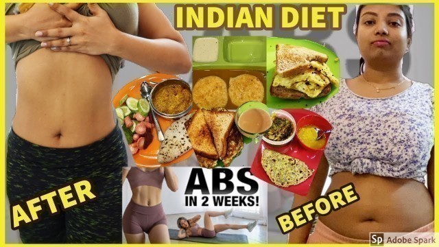 'Abs in 2 weeks? Indian Diet Plan followed in Chloe Ting abs in 2weeks challenge.Shocking Results....'