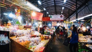 'Samrong Fresh Market Samut Prakan Bangkok Thailand. Thai Street Food. Local Wet Market Walking Tour'