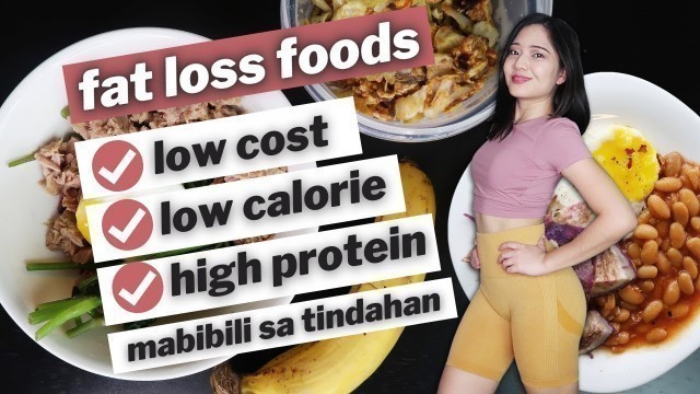 'Low Budget WEIGHT LOSS Foods + Meal Prep | 350 calories (as low as 25 Pesos per Meal!)'