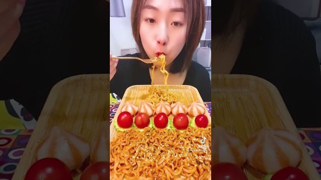 'ASMR EATING NOODLES KOREAN food mukbang EATING SHOW ASMR MUKBANG KOREAN Seafood Mukbang #226'