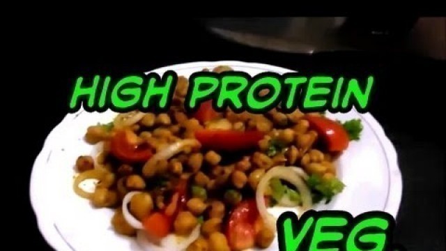 'High protein indian bodybuilding meal (vegetarian)'