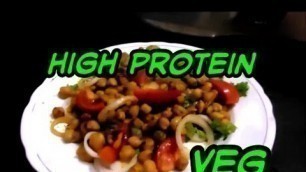 'High protein indian bodybuilding meal (vegetarian)'