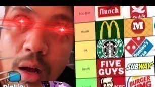 'LA MEILLEURE TIER LIST FAST FOOD FR DU MONDE !!!! (ft.TheKairi78) *bruh*'