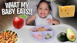 'WHAT MY BABY EATS IN A DAY | 10 MONTHS OLD'