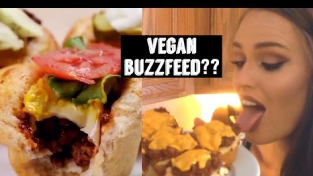 'WILL BUZZFEED VEGAN? | TASTY RECIPE TESTED CHEESEBURGER CUPS'