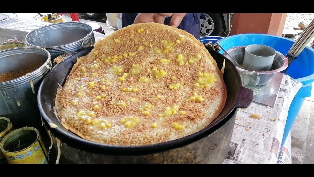 'Malaysian Street Food | Apam Balik Besar Di Batu kurau'