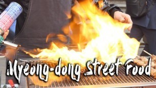 'Myeong dong Street Food BEST 9 明洞通り料理'