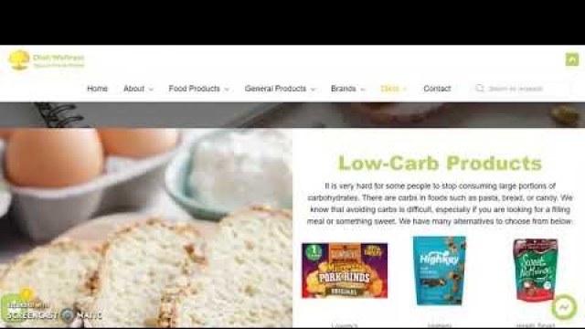 'Diet & Wellness Health Food Store - SlyFox Web Design & Marketing - Web Design Project'