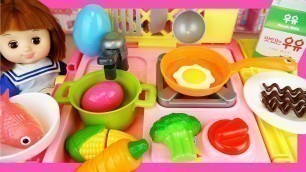 'Baby doli food cart and cooking toys play'